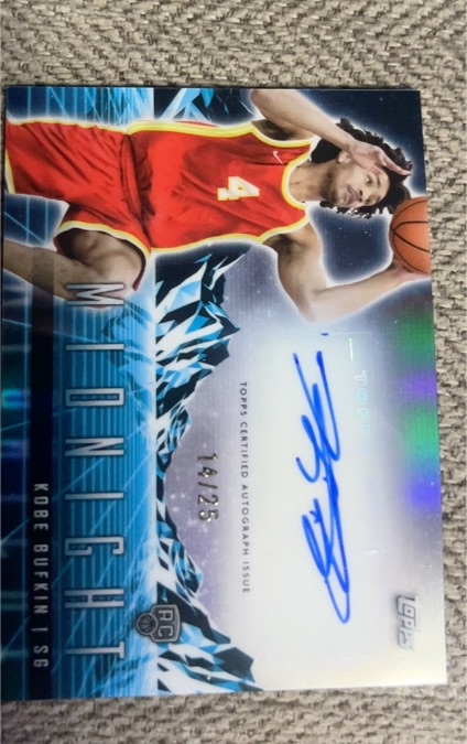 2024 Topps Midnight Kobe Bufkin Horizon Signatures Rookie Auto #rhs-kb — front