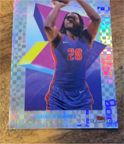 2024-25 Topps Finest #28 Isaiah Stewart — front