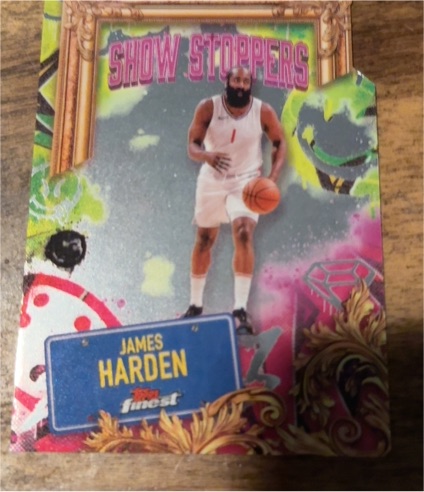 2024-25 Topps Finest #S-18 James Harden Show Stoppers — front
