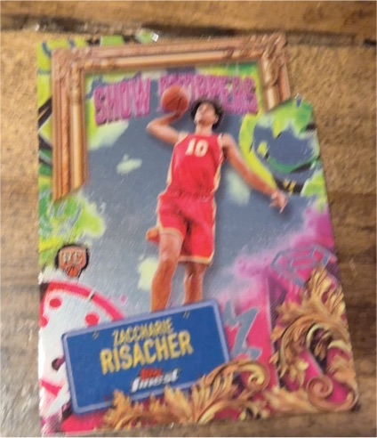2025 Topps Finest #S-23 Zaccharie Risacher Show Stoppers — front