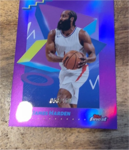 2024-25 Topps Finest #136 James Harden — front