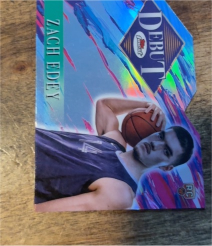 2024-25 Topps Finest #D-14 Zach Edey Debut — front