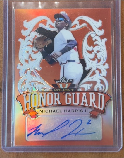 2021 Leaf Valiant Honor Guard #HG-MH1 Michael Harris II — front