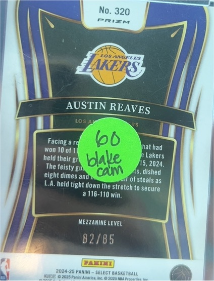2024-25 Panini Select #320 Austin Reaves — front
