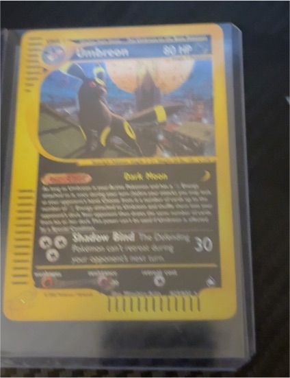 2003 Pokemon Aquapolis #41 Umbreon — front