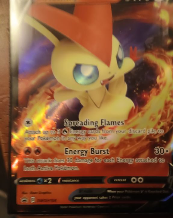 2021 Pokémon Sword & Shield #SWSH104 Victini V — front