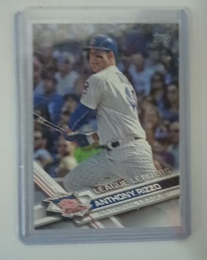 2017 Topps League Leaders #TL-AR Anthony Rizzo — front