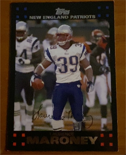 2007 Topps #84 Laurence Maroney New England Patriots — front