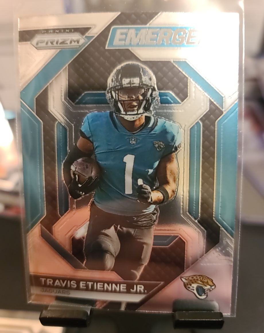 2023 Panini Prizm Emergent #H-16 Travis Etienne Jr. — front