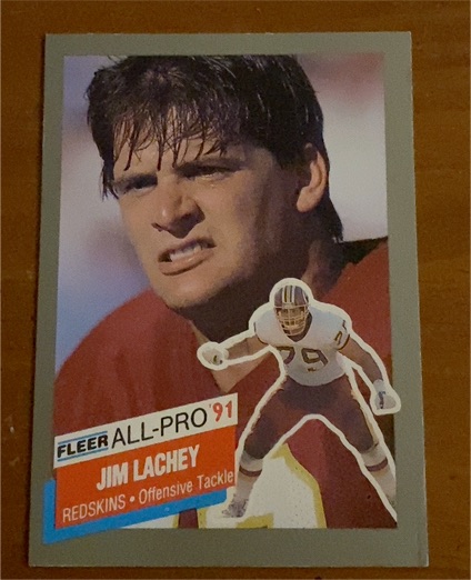 1991 Fleer All-Pro #24 Jim Lachey — front