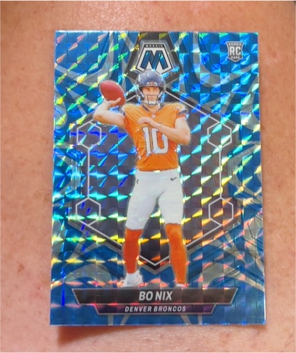 2024 Panini Mosaic #312 Bo Nix Rookie Card — front