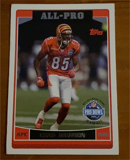 2006 Topps #296 Chad Johnson — front
