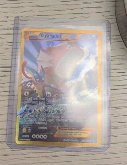 2014 Pokémon XY Breakpoint #123 Gyarados EX — front