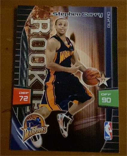 2009-10 Panini Adrenalyn XL #77 Stephen Curry Rookie — front