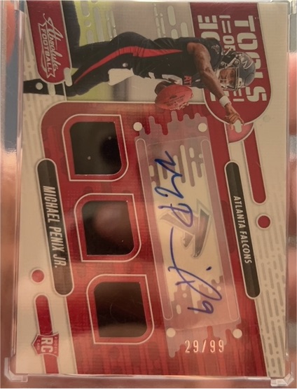 2024 Panini Absolute Tools of the Trade #TOTT-MPJ Michael Penix Jr. — front