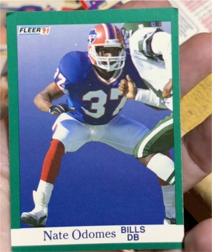1991 Fleer #7 Nate Odomes — front
