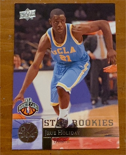 2009-10 Upper Deck #217 Jrue Holiday — front