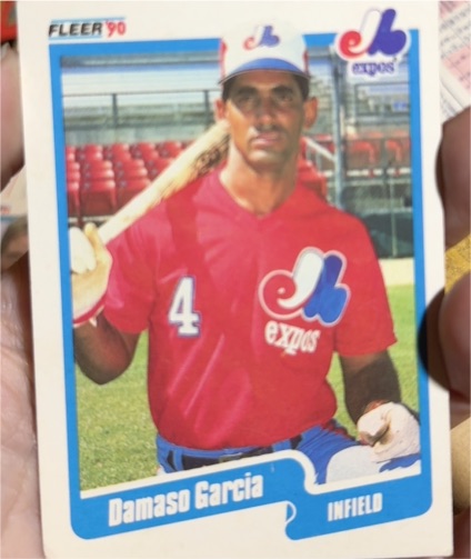 1990 Fleer #346 Damaso Garcia — front