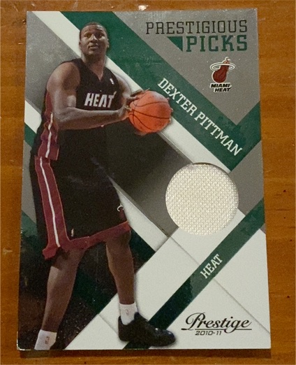2010-11 Panini Prestige Prestigious Picks Green #30 Dexter Pittman — front