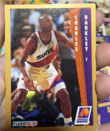 1992-93 Fleer #411 Charles Barkley Phoenix Suns — front