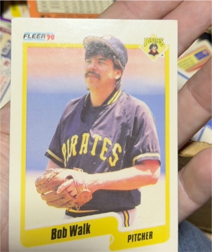 1990 Fleer #482 Bob Walk — front
