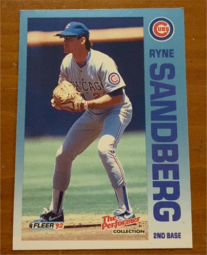 1992 Fleer The Performer #3 Ryne Sandberg — front