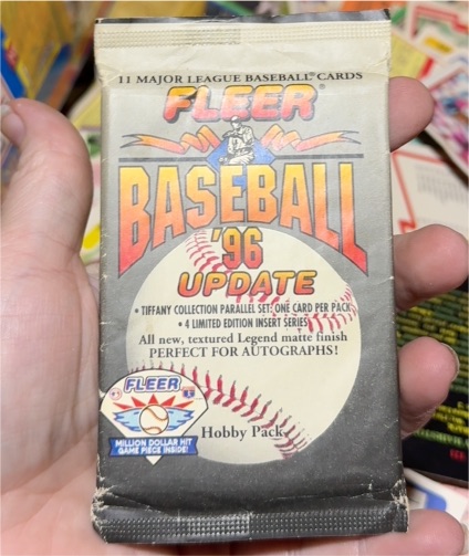 1996 Fleer Update Baseball Hobby Pack — front