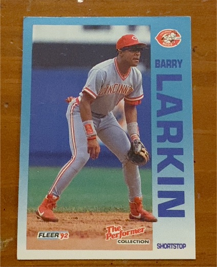 1992 Fleer The Performer Collection #14 Barry Larkin — front