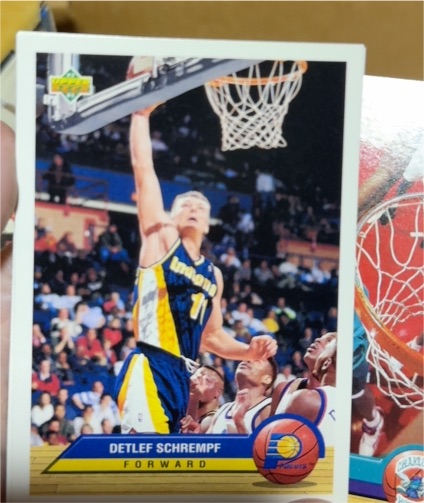 1992-93 Upper Deck McDonald's #P17 Detlef Schrempf — front