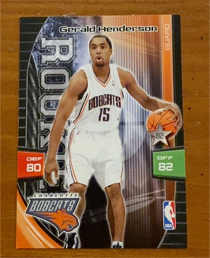 2009-10 Panini Adrenalyn XL #82 Gerald Henderson — front