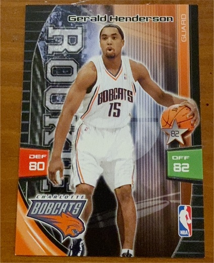 2009-10 Panini Adrenalyn XL #82 Gerald Henderson — front
