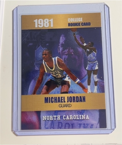 1981 Rookie Phenoms #RC Michael Jordan — front