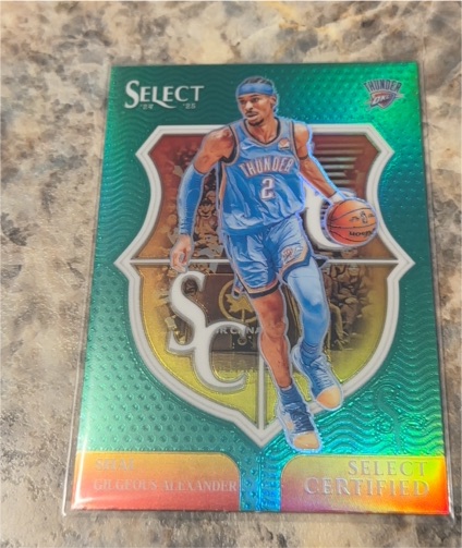 2024-25 Panini Select #4 Shai Gilgeous-Alexander — front