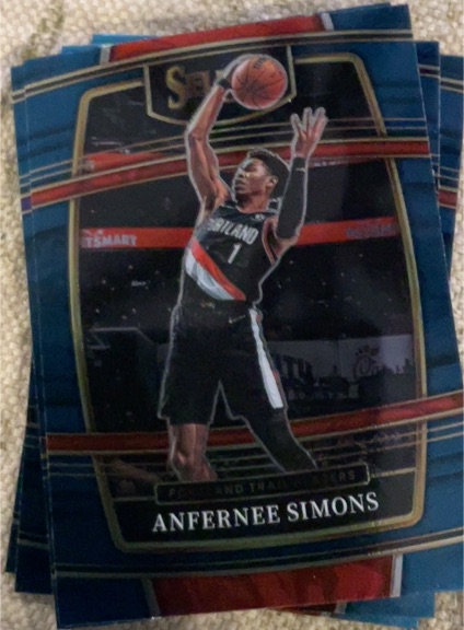 2021-22 Panini Select #29 Anfernee Simons — front