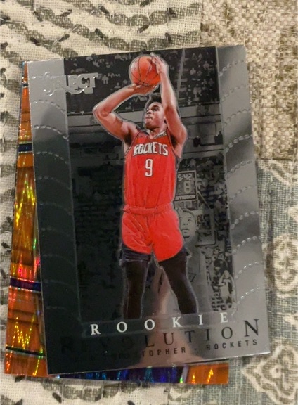 2021-22 Panini Select #9 Josh Christopher Rookie Revolution Houston Rockets — front