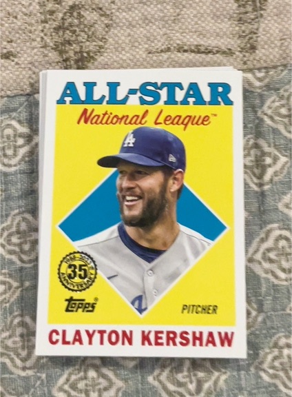 2023 Topps Series 2 1988 All-Star #88AS-23 Clayton Kershaw — front