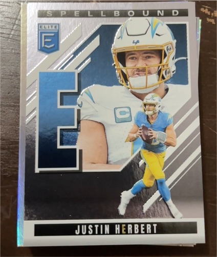 2025 Donruss Elite #35 Justin Herbert Spellbound E — front