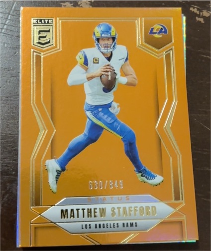 2025 Donruss Elite #76 Matthew Stafford — front