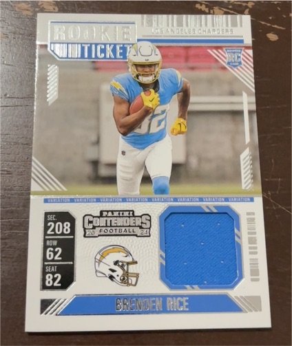 2024 Panini Contenders Rookie Ticket #RTS-BRE Brenden Rice — front