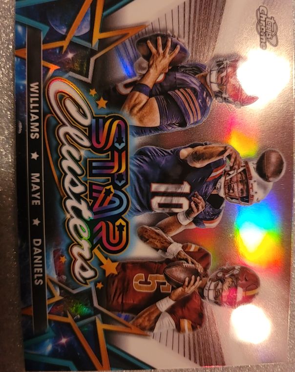 2024 Topps Chrome Cosmic #SCL-11 Caleb Williams / CJ Stroud — front