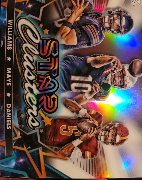 2024 Topps Cosmic Chrome Star Command Williams Maye Daniels — front