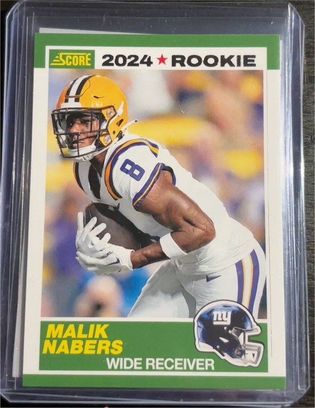 2024 Panini Score #5 Malik Nabers — front
