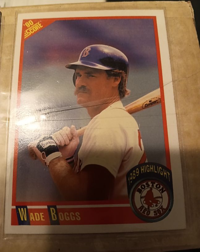 1990 Score #704 Wade Boggs — front
