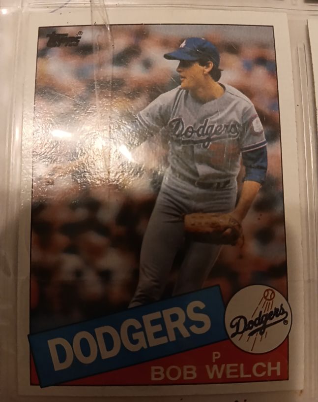 1985 Topps #291 Bob Welch — front