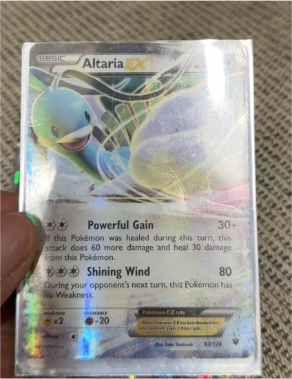 2016 Pokémon XY Fates Collide #83 Altaria EX — front