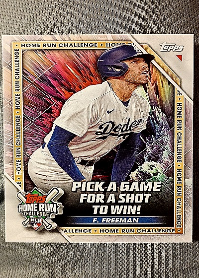 2023 Topps Home Run Challenge #HRC-22 Freddie Freeman — front