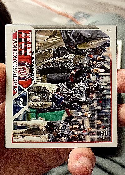 2023 Topps #316 Washington Nationals — front