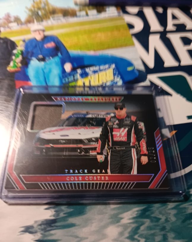 2024 Panini National Treasures Track Gear Cole Custer — front