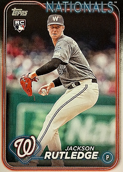 2024 Topps #503 Jackson Rutledge — front