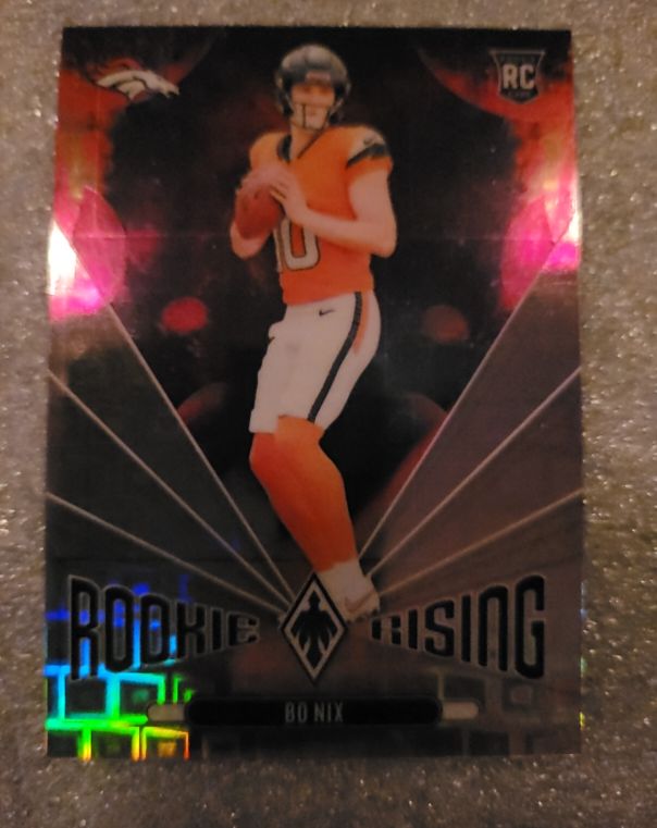 2024 Panini Phoenix Rookie Rising #RR-BNX Bo Nix — front